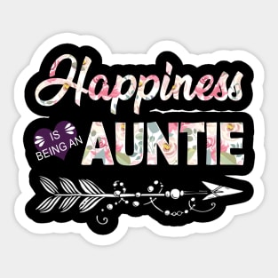 Happiness Is Being An Auntie Sticker